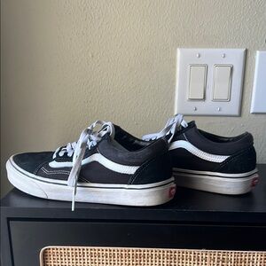 Vans Black and White Sneakers